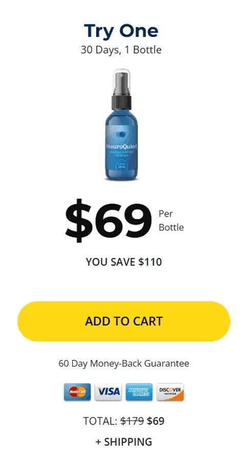 NeuroQuiet price